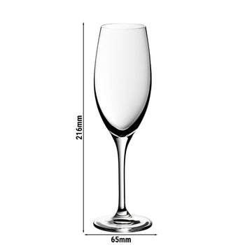 (6 Stück) WMF | ROYAL - Champagnerglas 29 - 250 ml - mit Füllstrich