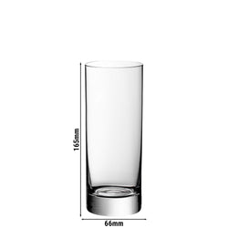 (6 Stück) WMF | MANHATTAN - Longdrinkglas 12 - 405 ml - mit Füllstrich