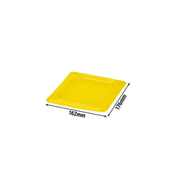 (6 sztuk) CAMBRO | SafeTrak – pokrywki z polipropylenu GN 1/6 – żółte
