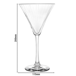 (12 Stück) LIBBEY | LINEAR - Martiniglas - 281ml