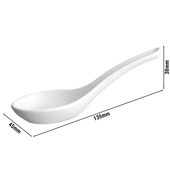 (12 sztuk) Łyżeczki do przekąsek - FRIENDLY - PET - długość: 135 mm - Prime Gastro