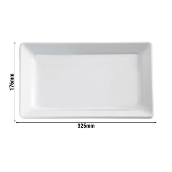 (6 sztuk) Taca GN 1/3 - PURE - melamina -, wysokość: 30 mm - Prime Gastro