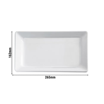 (6 sztuk) Taca GN 1/4 - PURE - melamina - wysokość: 30 mm - Prime Gastro