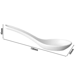 (60 sztuk) Łyżeczki do przekąsek - HONG KONG - melamina - długość: 130 mm