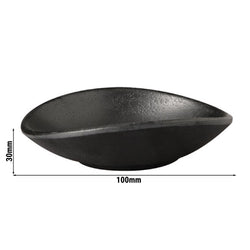 (6 sztuk) Miseczki do dipów - ZEN - melamina - 40 ml - 110 x 100 mm - czarne
