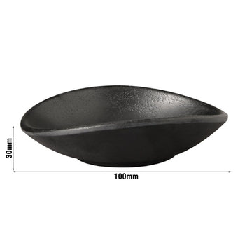 (6 sztuk) Miseczki do dipów - ZEN - melamina - 40 ml - 110 x 100 mm - czarne - Prime Gastro