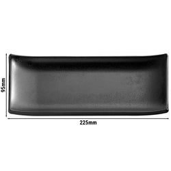 (6 sztuk) Taca / deska do sushi - ZEN - melamina - 225 x 95 mm - wysokość: 30 mm