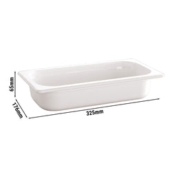 (6 sztuk) Pojemniki melaminowe GN 1/3 - ECOLINE - 2 litry - wysokość: 65 mm