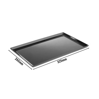 (6 sztuk) Taca GN 1/2 - FLOAT - Melamina - 325x265mm - Wysokość: 30mm - Prime Gastro