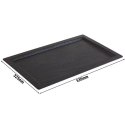 (6 sztuk) Taca GN 1/1 - SLATE - melamina - wysokość: 15 mm
