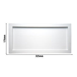 (6 sztuk) Taca GN 1/3 - FRAMES - melamina - wysokość: 20 mm