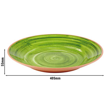 (6 sztuk) Taca - LA VIDA - Melamina - Ø 405 mm - Wysokość: 55 mm - Prime Gastro