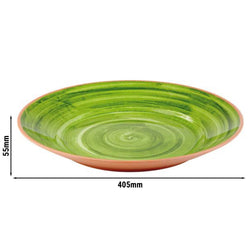 (6 sztuk) Taca - LA VIDA - Melamina - Ø 405 mm - Wysokość: 55 mm