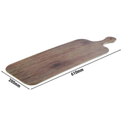 (6 sztuk) Taca - DĄB - Melamina - 610x200mm - Wysokość: 15mm