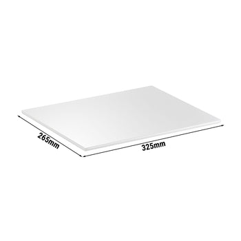 (6 sztuk) Taca GN 1/2 - ZERO - melamina - wysokość: 15 mm - Prime Gastro