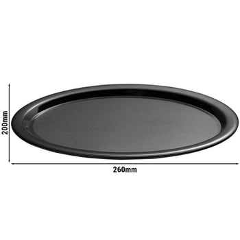(6 sztuk) Taca do serwowania - KAWIARNIA - melamina - 260 x 200 mm - wysokość: 15 mm - Prime Gastro