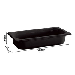 (6 sztuk) Pojemniki melaminowe GN 1/3 - ECOLINE - 2,7 litra - wysokość: 100 mm