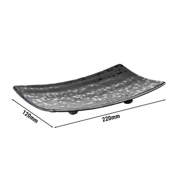 (6 sztuk) Taca - GLAMOUR - Melamina - 220x120mm - Wysokość: 30mm - Prime Gastro