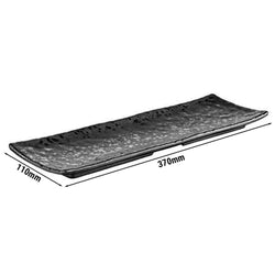 (6 sztuk) Taca - GLAMOUR - Melamina - 370x110mm - Wysokość: 25mm