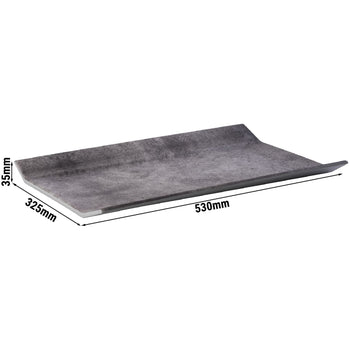 (6 sztuk) Taca GN 1/1 - ELEMENT - melamina - wysokość: 35 mm - Prime Gastro