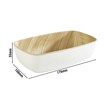 (6 sztuk) Miseczka GN 1/6 - FRIDA - melamina - 0,5 litra - głębokość: 55 mm - Prime Gastro