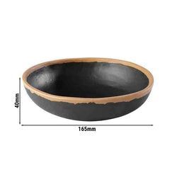 (6 sztuk) Miska - CROCKER - Melamina - 0,5 litra - Ø 165 mm - Brązowy/Terakota