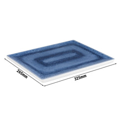 (6 sztuk) Tacka GN 1/2 - BLUE_OCEAN - Melamina - Wysokość: 20mm
