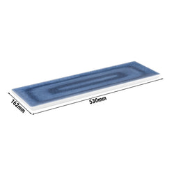 (6 sztuk) Tacka GN 2/4 - BLUE_OCEAN - Melamina - Wysokość: 20mm