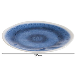 (6 sztuk) Talerz - BLUE OCEAN - Melamina - Ø 265 mm