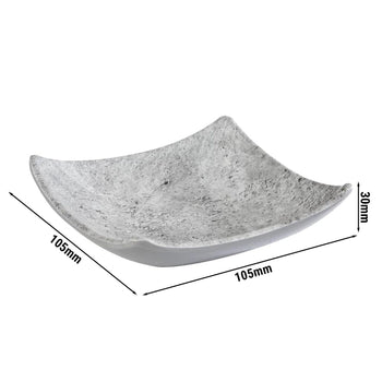 (24 sztuki) Miseczki - ELEMENT - melamina - 40 ml - szare - Prime Gastro