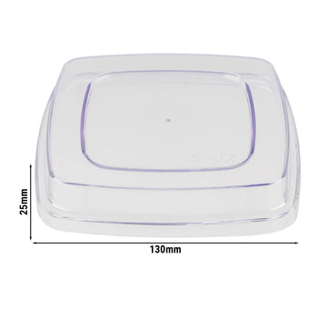 (6 sztuk) Pokrywa - FRIDA - 130x130mm - pasuje do 84936#6 i 84937#6 - Prime Gastro