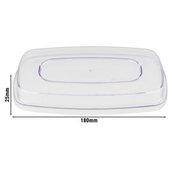 (6 sztuk) Pokrywki - FRIDA - 180x110 mm - pasujące do 84555#6 i 84556#6 - Prime Gastro