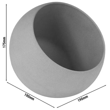 Zestaw do serwowania - MOON - zestaw 2-częściowy - zawiera miskę melaminową 0,8 litra i pokrywkę - szary - Prime Gastro