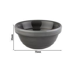 (6 sztuk) Dipschälchen - EMMA - melamina - 60 ml - Ø 75 mm - szary