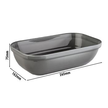 (6 sztuk) Naczynie GN 1/4 - EMMA - melamina - 1,5 litra - głębokość: 75 mm - Prime Gastro