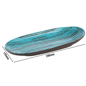 (6 sztuk) Talerze - CANCUN - melamina - 280 x 135 mm - Prime Gastro