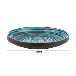 (6 sztuk) Talerze - CANCUN - melamina - Ø 180 mm