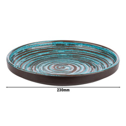 (6 sztuk) Talerze - CANCUN - melamina - Ø 230 mm