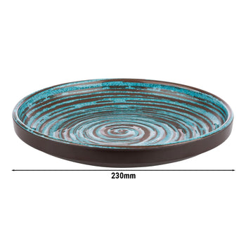 (6 sztuk) Talerze - CANCUN - melamina - Ø 230 mm - Prime Gastro