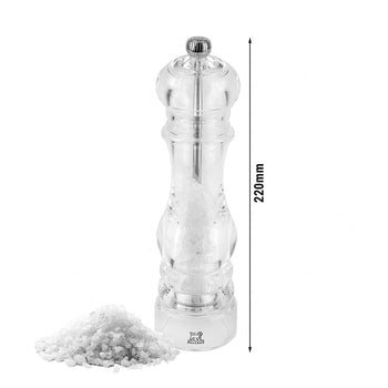 (6 sztuk) PEUGEOT | NANCY - Młynek do soli - Akrylowy - Wysokość: 220mm - Prime Gastro