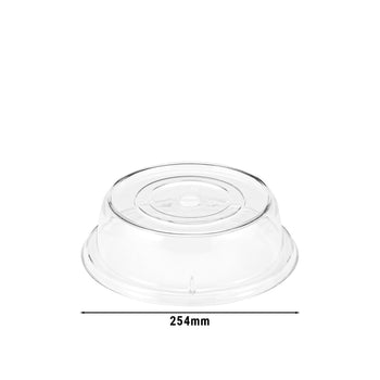 (12 szt.) CAMBRO | CAMCOVERS® - Pokrywa na talerz wykonana z Camwear® - Poliwęglan - ø 241 mm - Przezroczysta - Prime Gastro