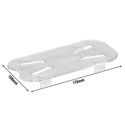 (6 sztuk) CAMBRO | Camview® - sitko do GN z kopolimeru 1/9 - przezroczyste - bez BPA