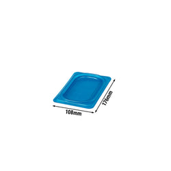 (6 sztuk) CAMBRO | SafeTrak – pokrywki z polipropylenu GN 1/9 – zielone