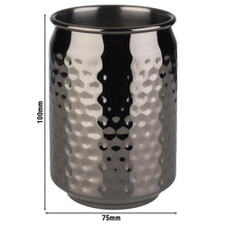 (6 sztuk) Kubki - COOL - 350 ml - czarne