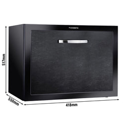 DOMETIC | Wbudowana lodówka typu minibar – DM 50 NTE D – 550 mm – 50 litrów – wysuwana szuflada z wykończeniem dekoracyjnym