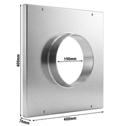 Króciec wlotowy – Ø 190 mm – do rur wentylacyjnych Ø 200 mm