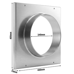 Ansaugstutze - Ø 340 mm - für Lüftungsrohre Ø 350mm