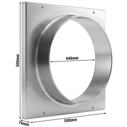 Ansaugstutze - Ø 440 mm - für Lüftungsrohre Ø 450mm