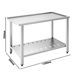 Stół podawczy - 1100 mm - prawe mocowanie - do DSHI1080WD