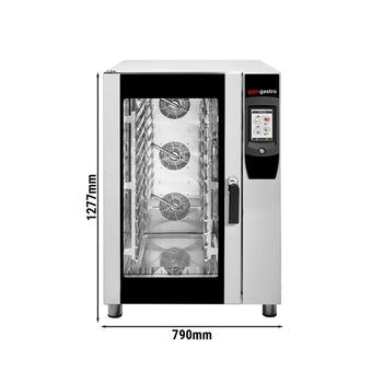 Kombidämpfer - Touch - 10x EN 600x400 oder 10x GN 1/1 - inkl. Waschsystem & Temperaturfühler